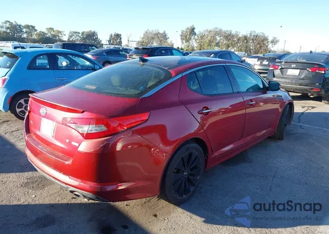 2012 Kia Optima Sx z USA, uszkodzony, nr VIN 5XXGR4A6XCG015946